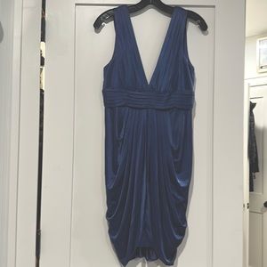 BCBGMAXAZRIA Knit Dress in China Blue